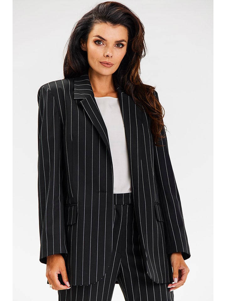 Awama Blezer w kolorze czarnym rozmiar: L