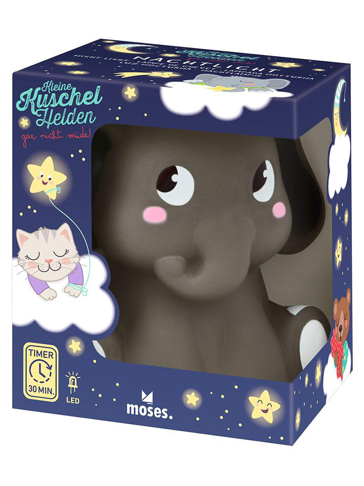 moses. Lampka nocna w kolorze szarym rozmiar: onesize