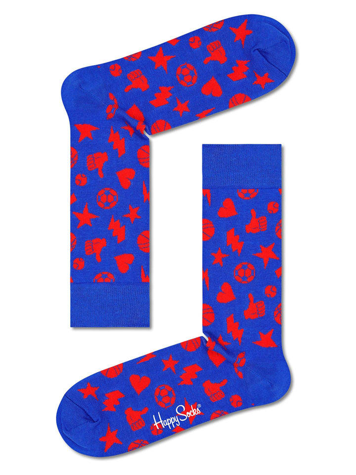 Happy Socks Skarpety w kolorze niebieskim rozmiar: 39-42