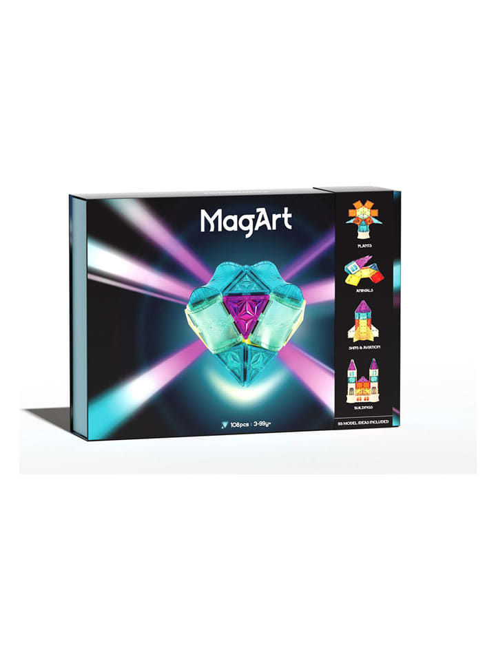 TOPBRIGHT Klocki magnetyczne "MagArt 108" - 3+ rozmiar: onesize