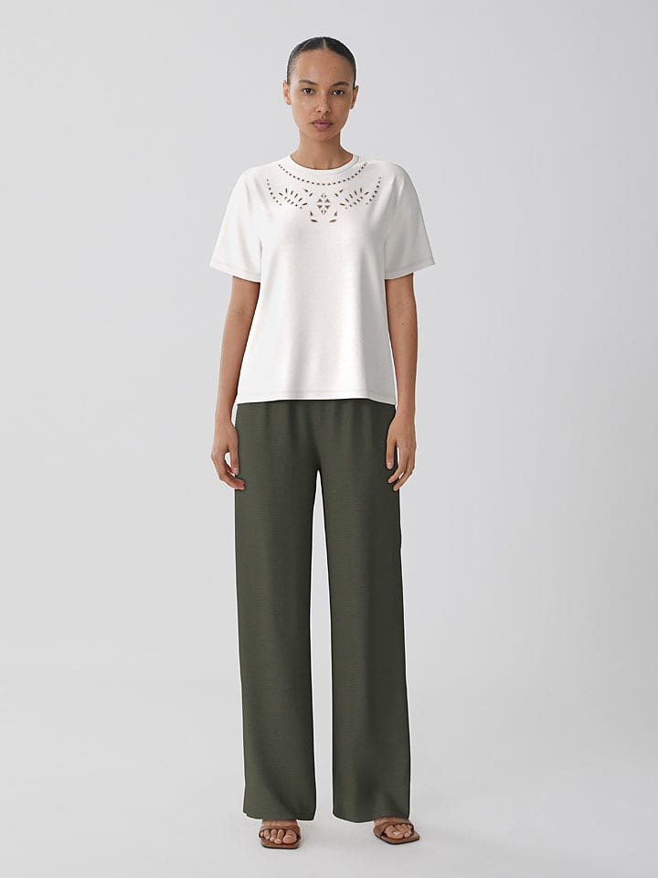 Vila Koszulka "Vipavia" w kolorze białym rozmiar: L