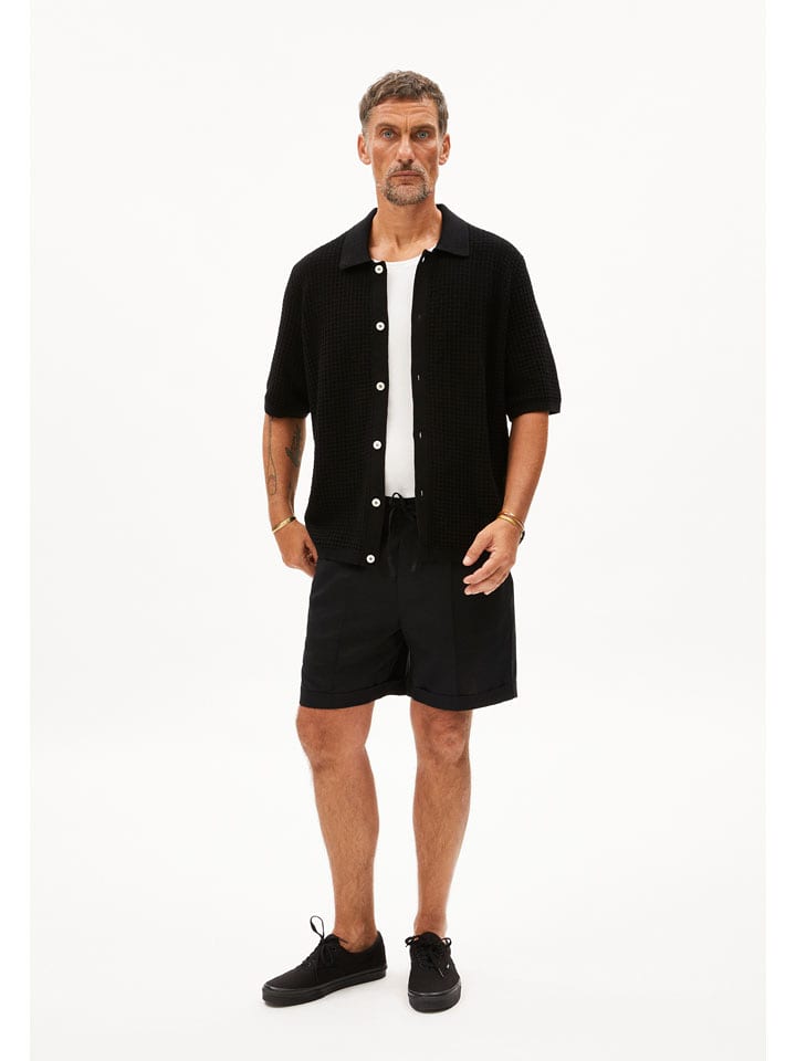 armedangels Koszula "Eduaardo" w kolorze czarnym rozmiar: XXL