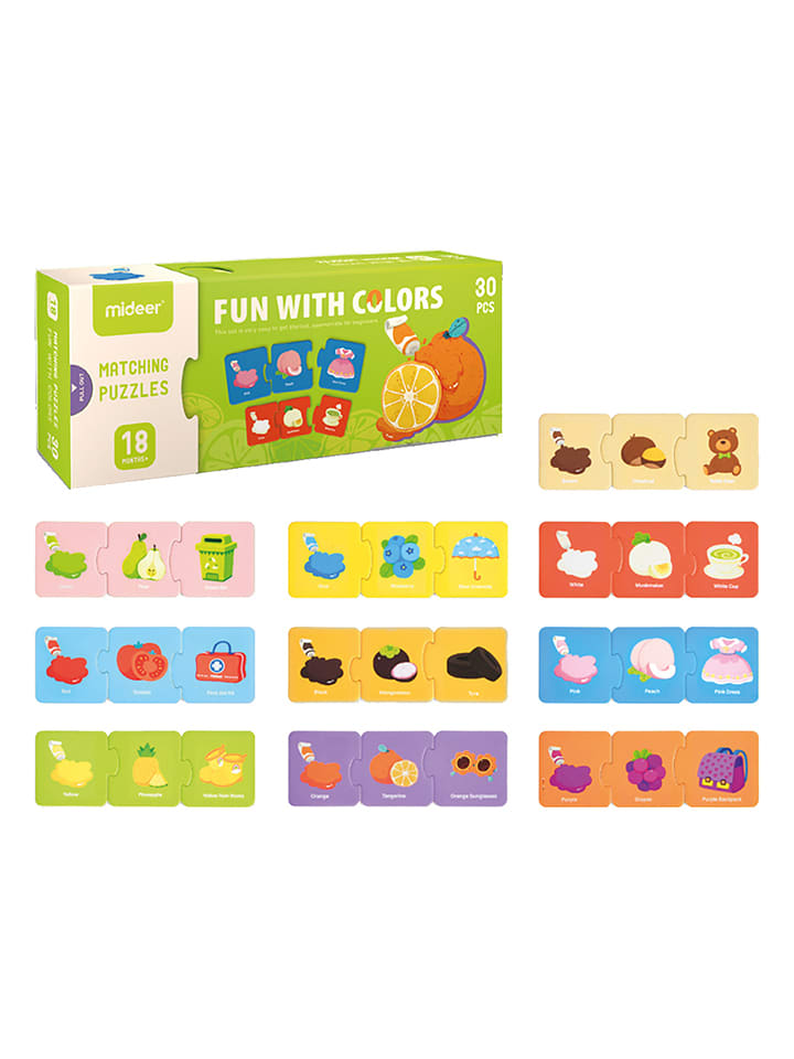 Andreu Toys Puzzle edukacyjne "Matching puzzles - Fun with colors" - 18 m+ rozmiar: onesize