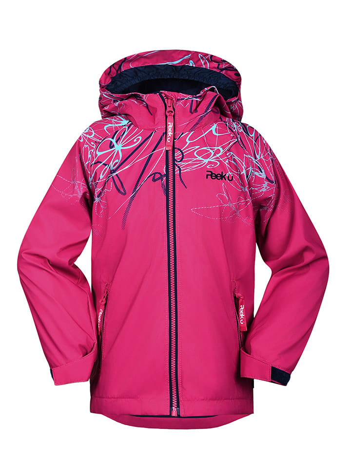 Peek U Kurtka przeciwdeszczowa "Marlo" w kolorze różowym rozmiar: 176