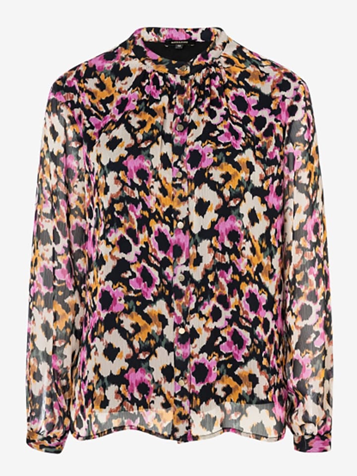 More & More Bluzka w kolorze czarno-pomarańczowo-różowym rozmiar: 38