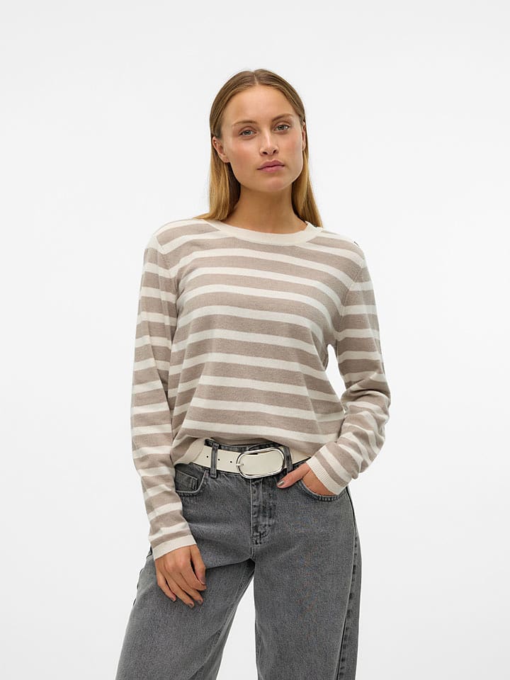 Vero Moda Sweter w kolorze beżowo-kremowym rozmiar: S