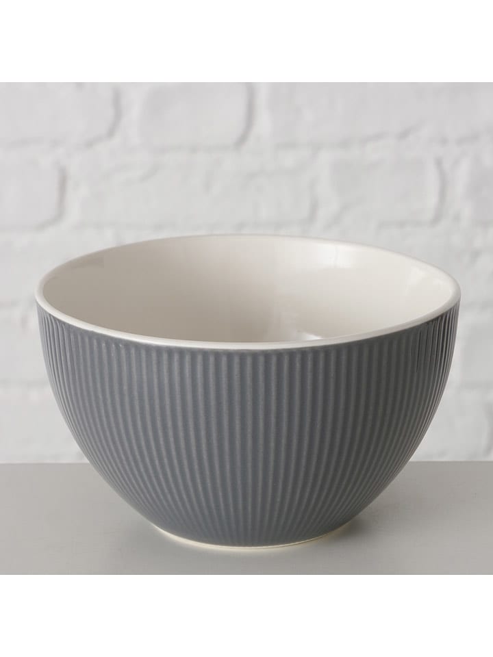 Boltze Miska "Ranura" w kolorze ciemnoszarym do musli - Ø 12,5 cm rozmiar: onesize