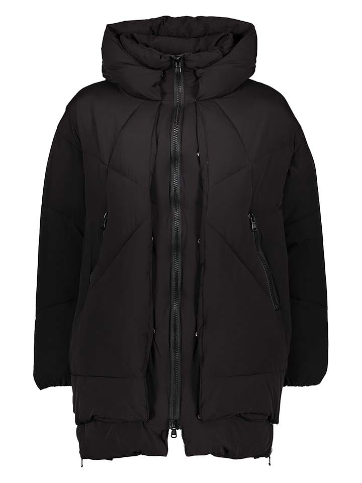 CANADIAN Kurtka zimowa "Eugenia Mid" w kolorze czarnym rozmiar: 44