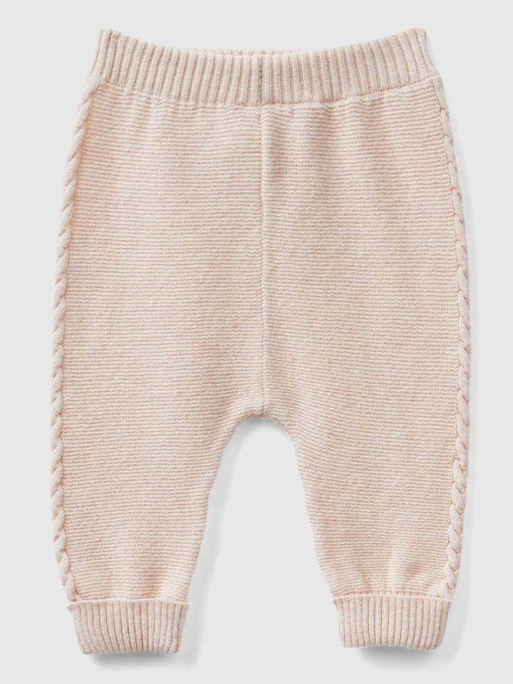 Benetton Spodnie w kolorze beżowym rozmiar: 56