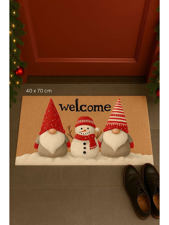 Mioli Wycieraczka w kolorze beżowym rozmiar: 40x70 cm