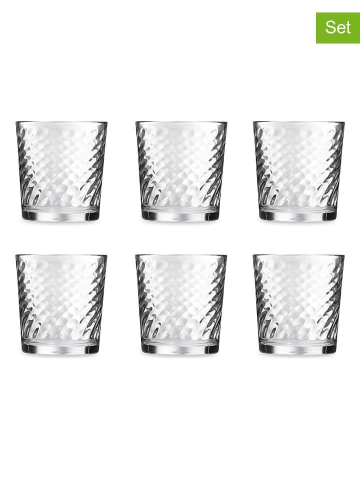 Trendy Kitchen by EXCÉLSA Szklanki (6 szt.) "Wellington" - 260 ml rozmiar: onesize