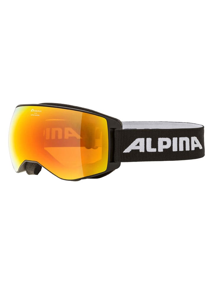Alpina Gogle narciarskie "Naator-Q-Lite" w kolorze czarno-pomarańczowym rozmiar: onesize