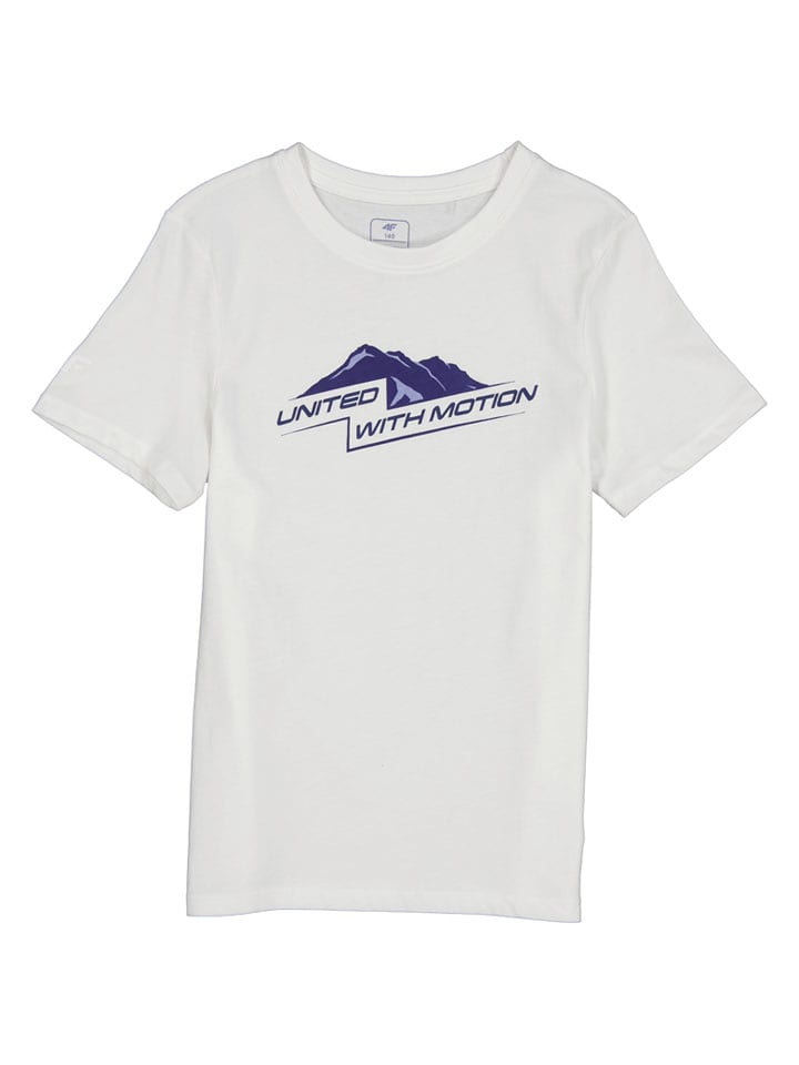 4F Koszulka w kolorze białym rozmiar: 164