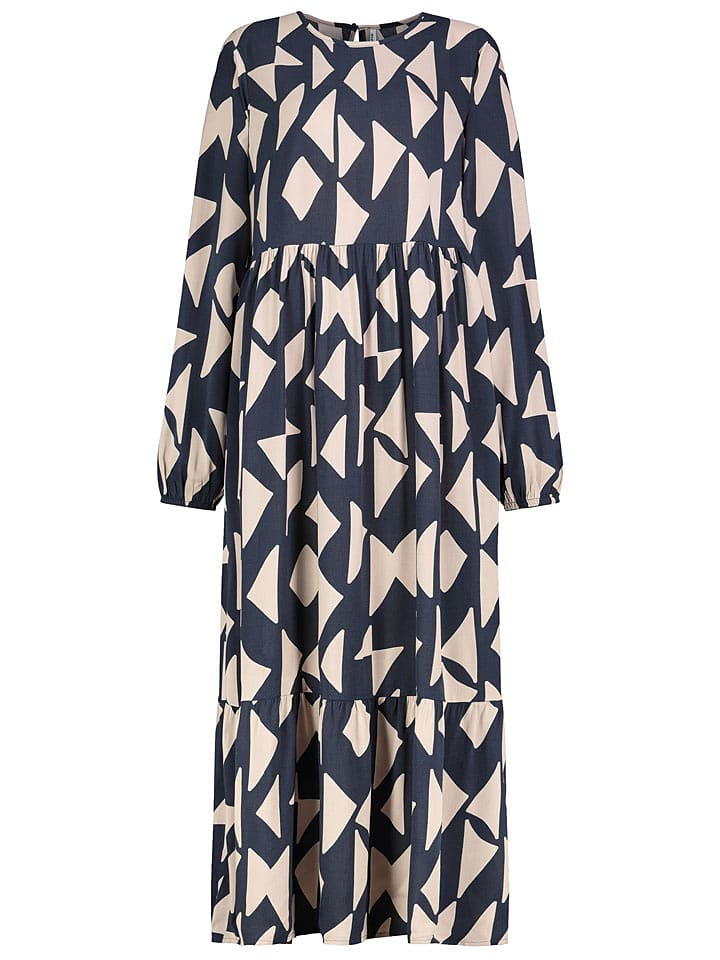 Sublevel Sukienka w kolorze granatowo-kremowym rozmiar: XXL
