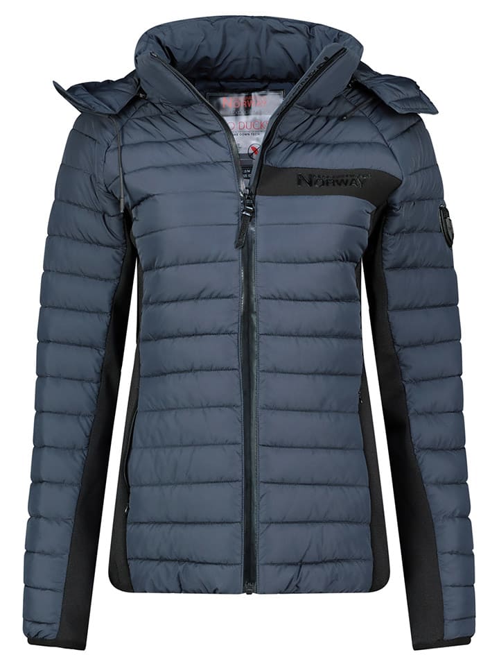 Geographical Norway Kurtka pikowana "Aretha" w kolorze granatowym rozmiar: XXL