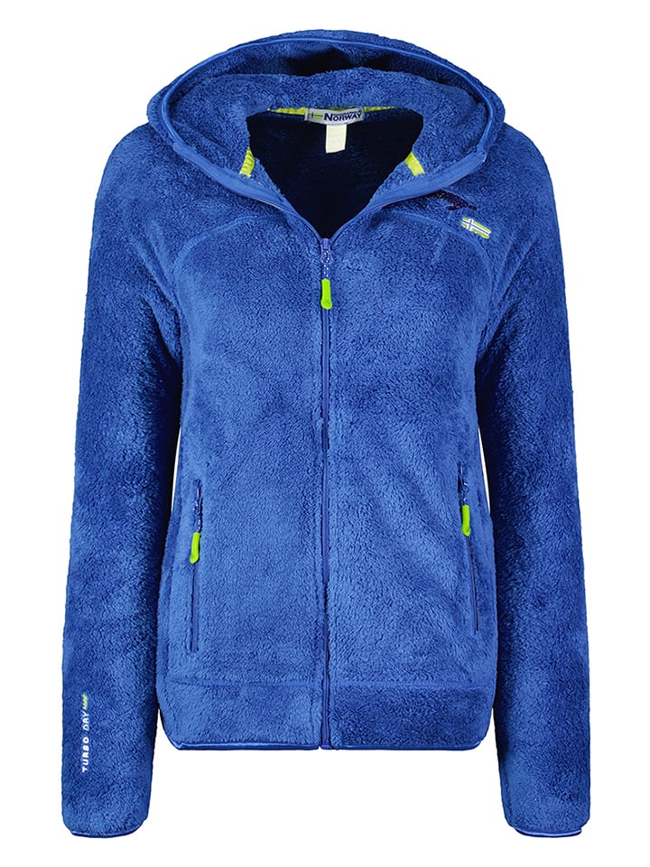 Geographical Norway Kurtka polarowa "Upalood" w kolorze niebieskim rozmiar: S