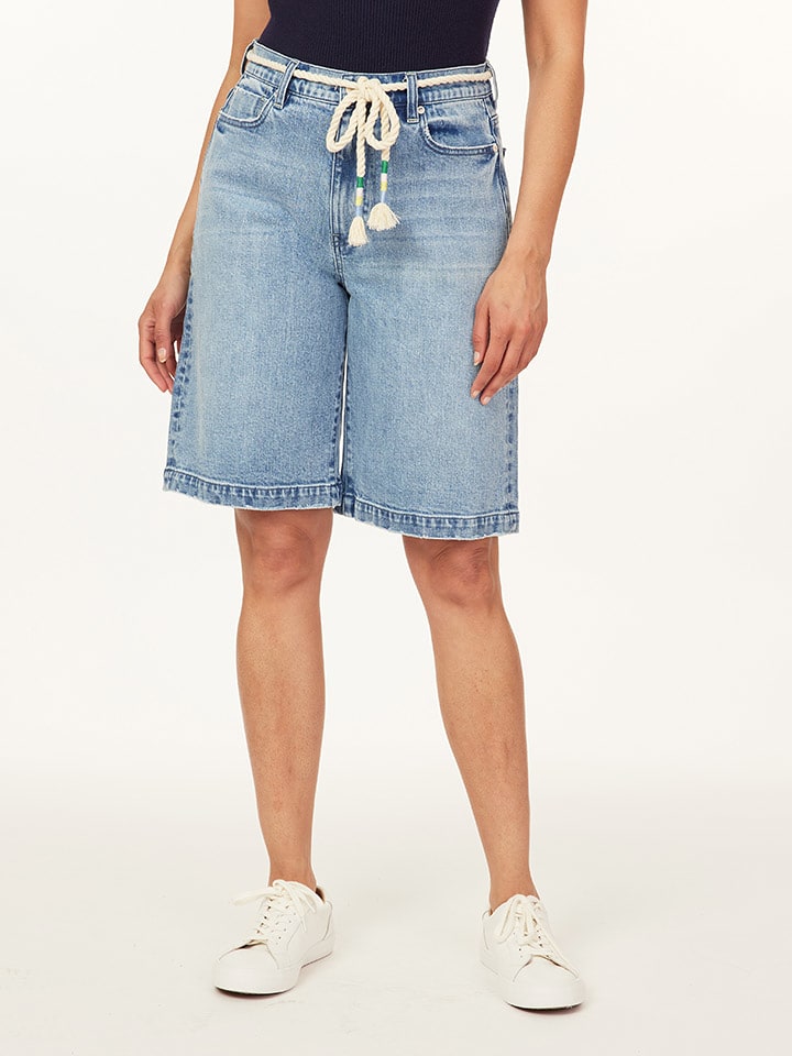 Scotch & Soda Bermudy dżinsowe w kolorze niebieskim rozmiar: W31