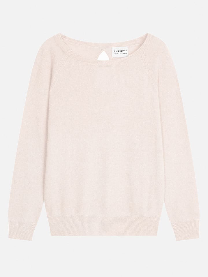 Perfect Cashmere Kaszmirowy sweter "Leslie" w kolorze jasnoróżowym rozmiar: L