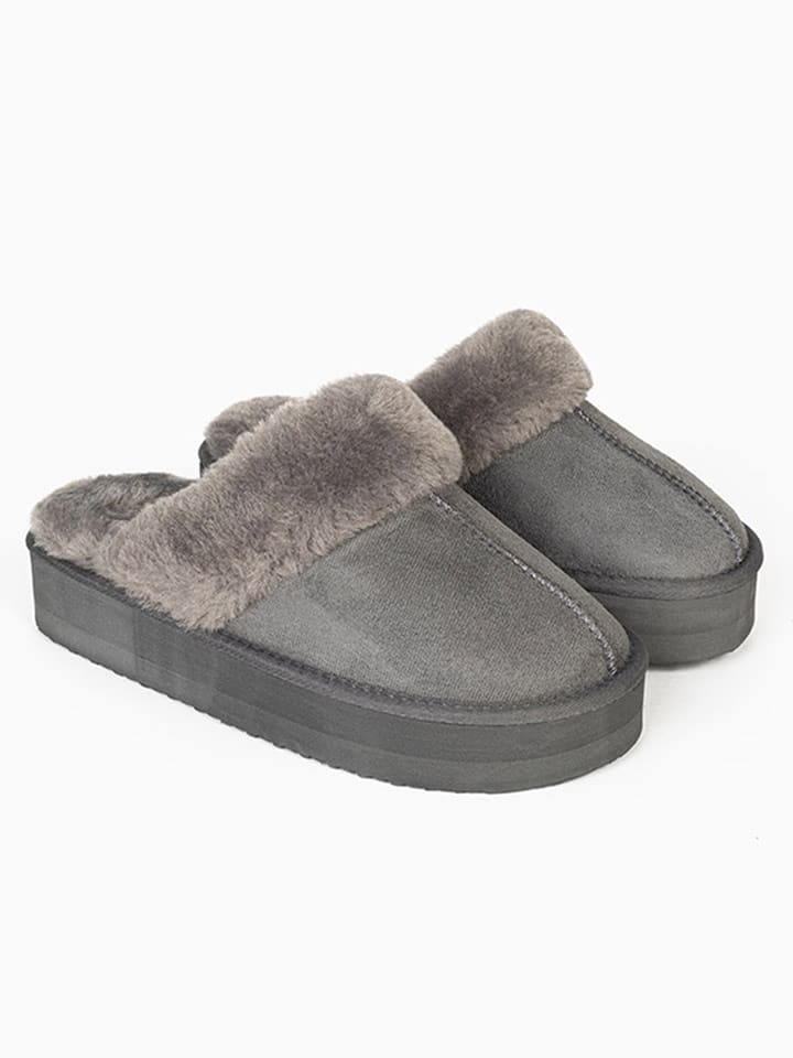 ISLAND BOOT Kapcie "Emesta" w kolorze szarym rozmiar: 37