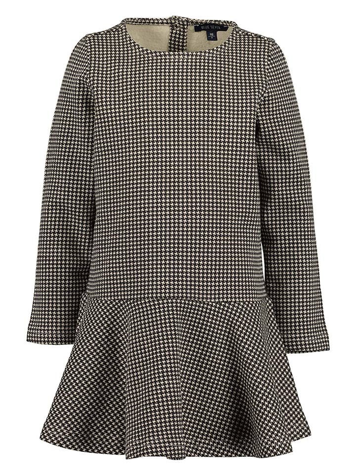 Blue Seven Sukienka w kolorze czarno-beżowym rozmiar: 110