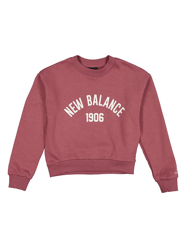 New Balance Bluza "Essentials Varsity" w kolorze czerwonym rozmiar: S