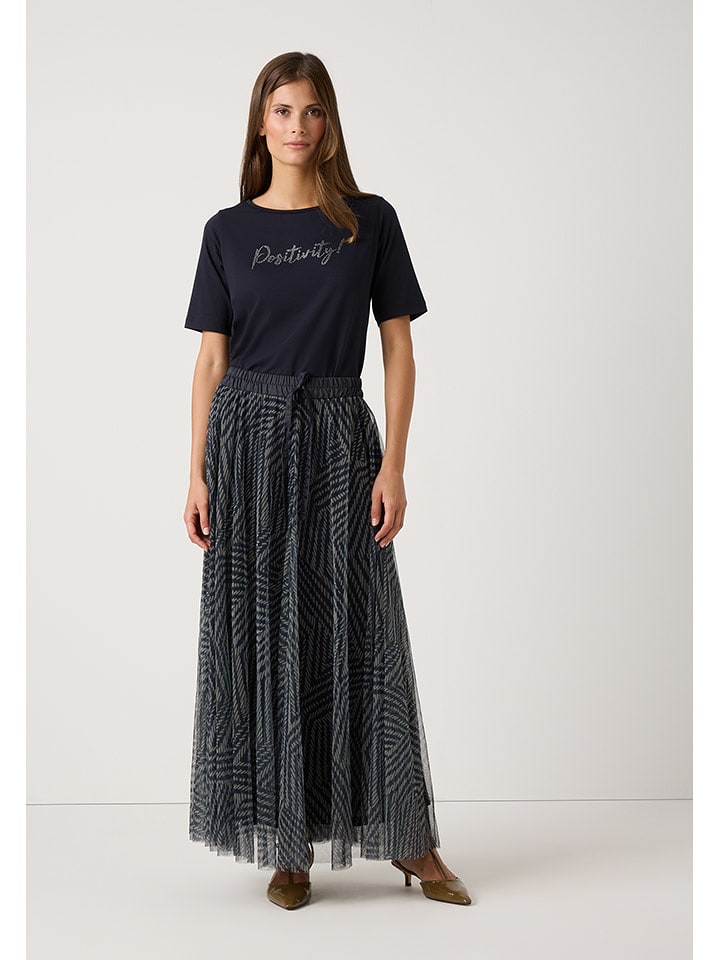 More & More Spódnica w kolorze granatowo-szarym rozmiar: 34