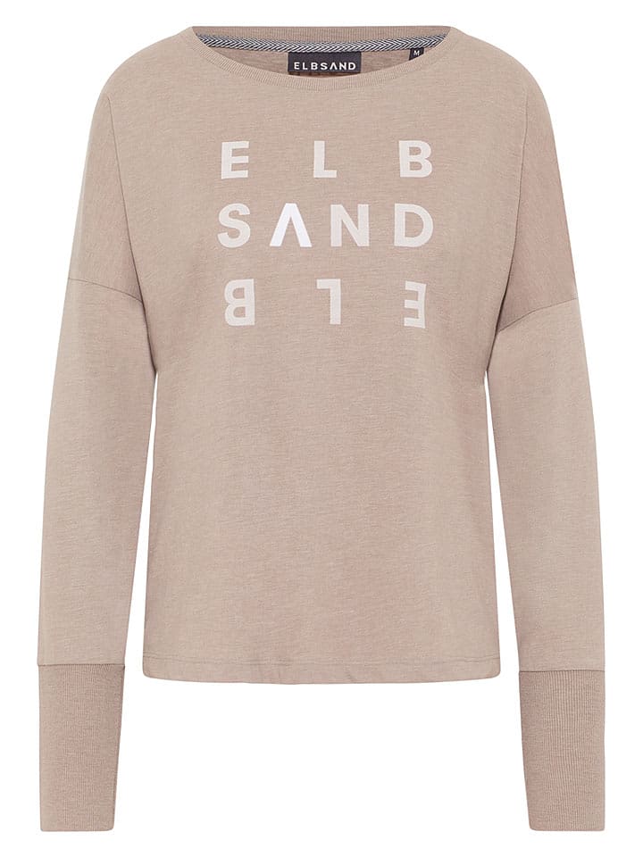 ELBSAND Koszulka "Ingiara" w kolorze beżowym rozmiar: XL