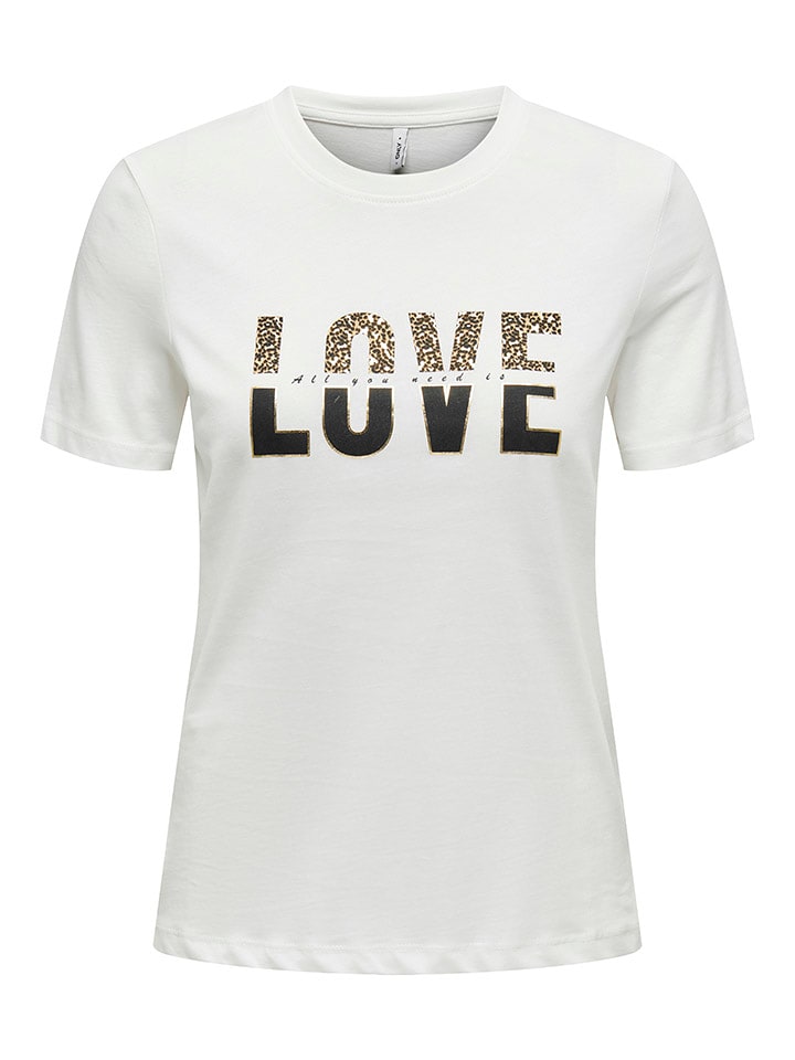 ONLY Koszulka w kolorze białym rozmiar: XL