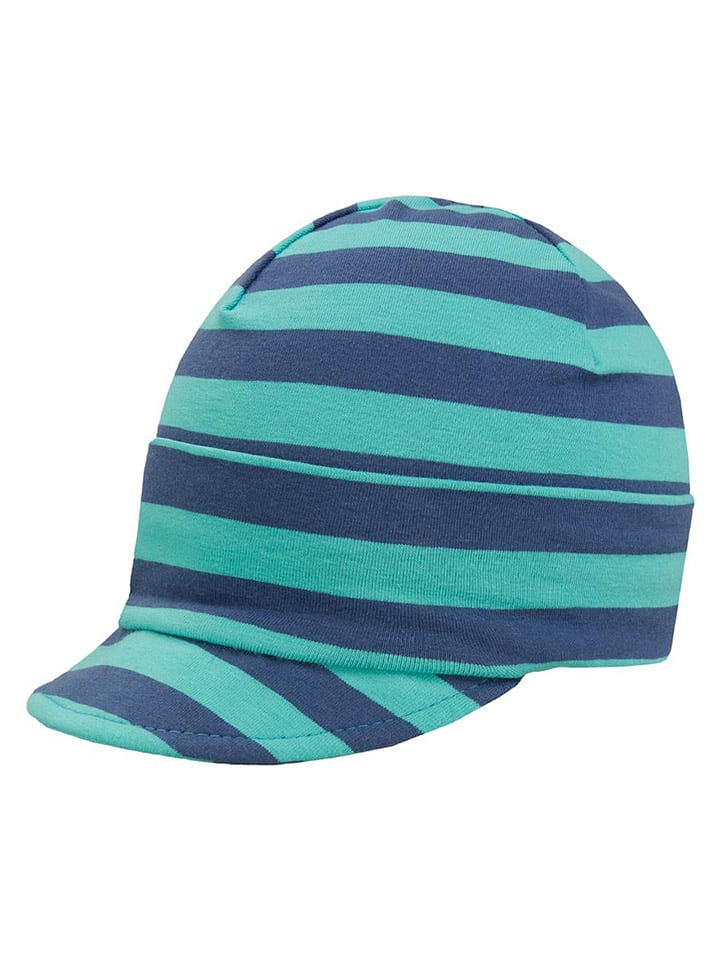 Döll Czapka w kolorze niebiesko-zielonym z daszkiem rozmiar: 55 cm