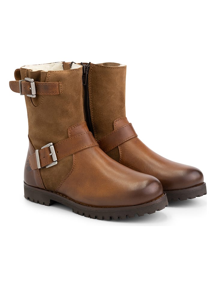 TRAVELIN' Kozaki "Lii" w kolorze jasnobrązowym rozmiar: 29