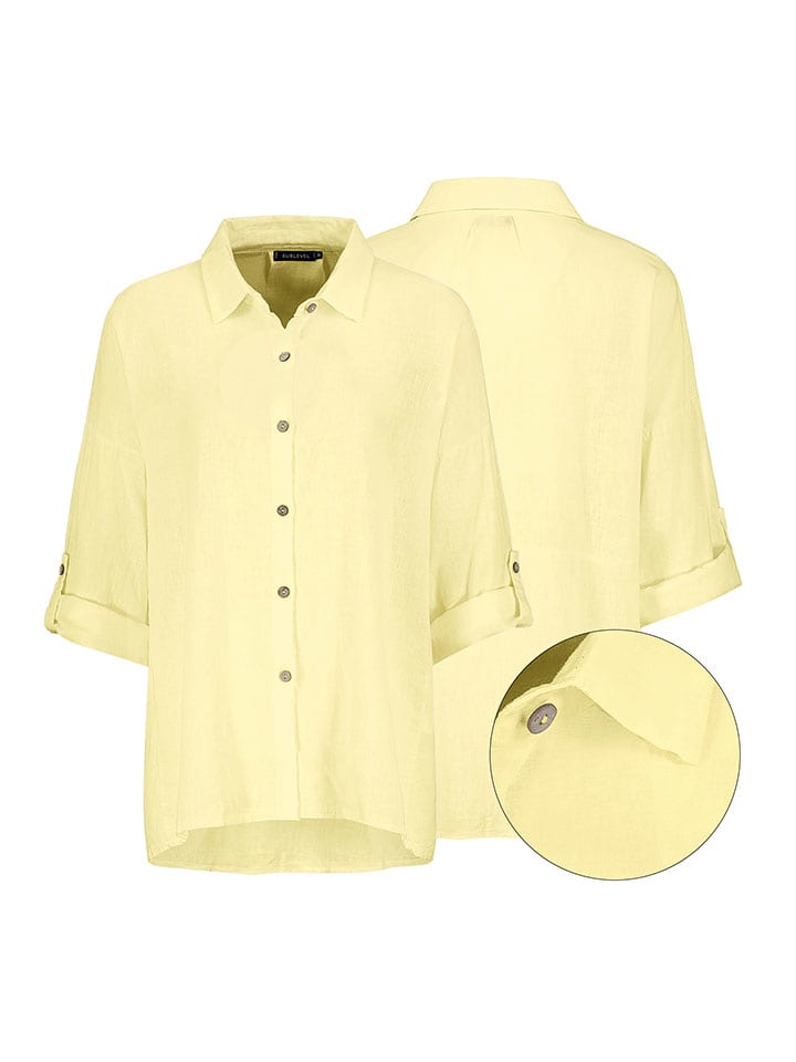 Eight2Nine Bluzka w kolorze żółtym rozmiar: L/XL