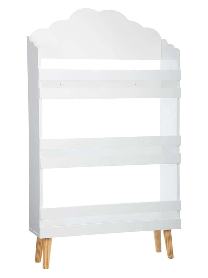 Joybos Regał stojący w kolorze białym - 58 x 100 x 18 cm rozmiar: onesize