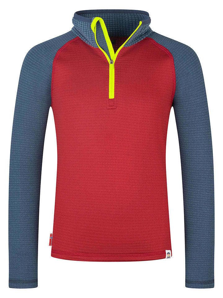 Trollkids Koszulka funkcyjna "Rauland" w kolorze czerwonym rozmiar: 140