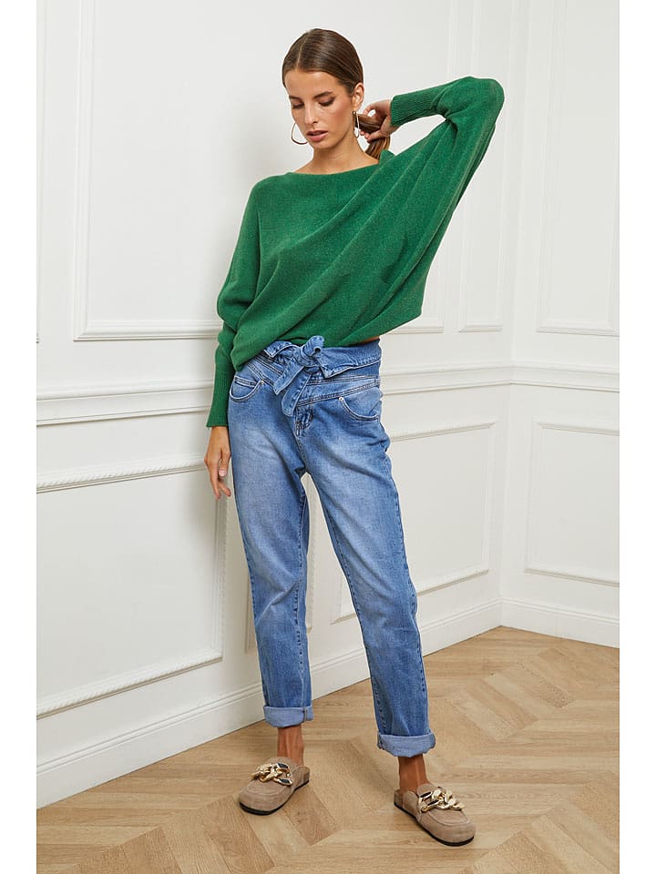 Joséfine Sweter "Egale" w kolorze zielonym rozmiar: M