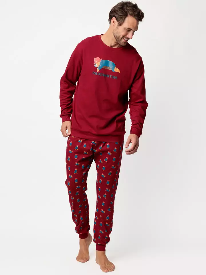 Paddington Piżama "Paddington" w kolorze bordowym rozmiar: M