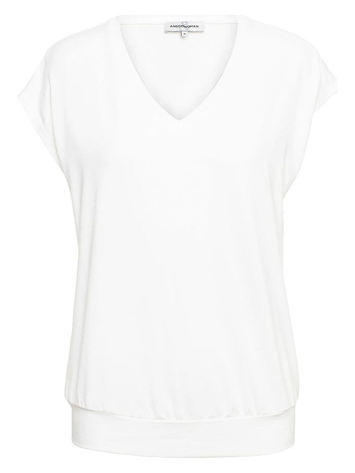 &Co Woman Koszulka "Lucia" w kolorze białym rozmiar: M