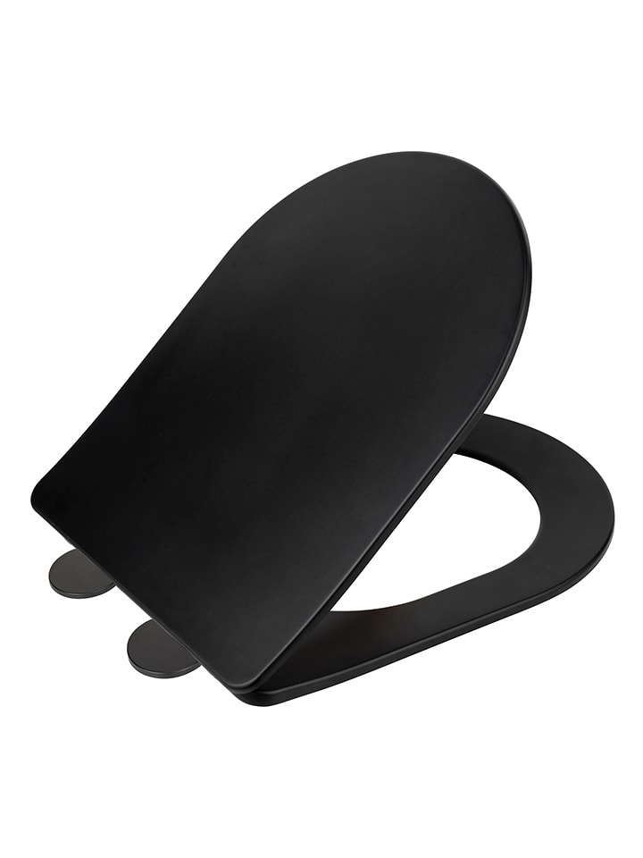 Wenko Automatyczna deska WC w kolorze czarnym rozmiar: onesize