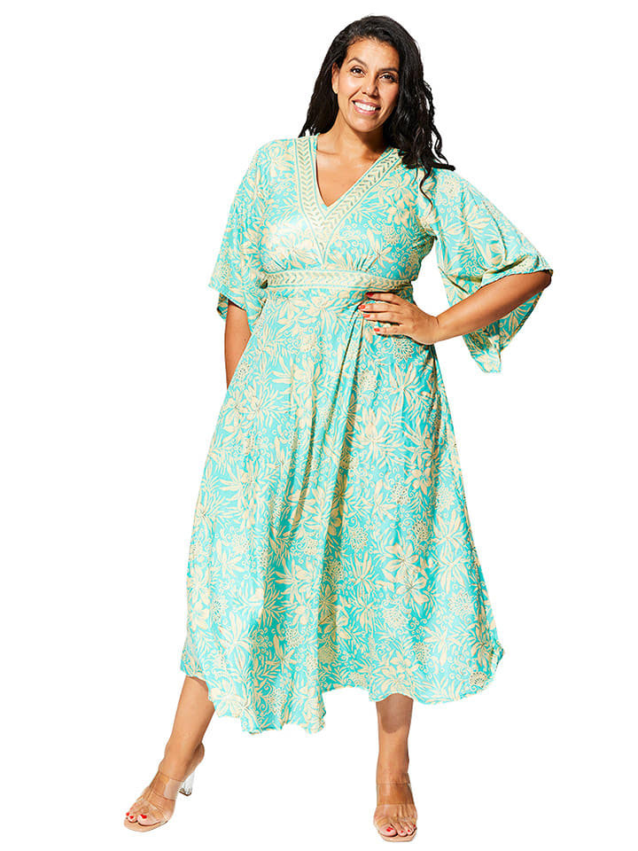 Aller Simplement Sukienka w kolorze miętowym rozmiar: 42/44