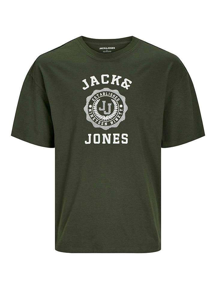 JACK & JONES Junior Koszulka "Victo" w kolorze khaki rozmiar: 128