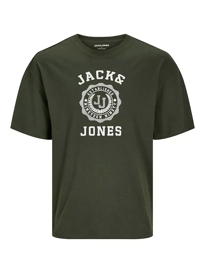 JACK & JONES Junior Koszulka "Victo" w kolorze khaki rozmiar: 128