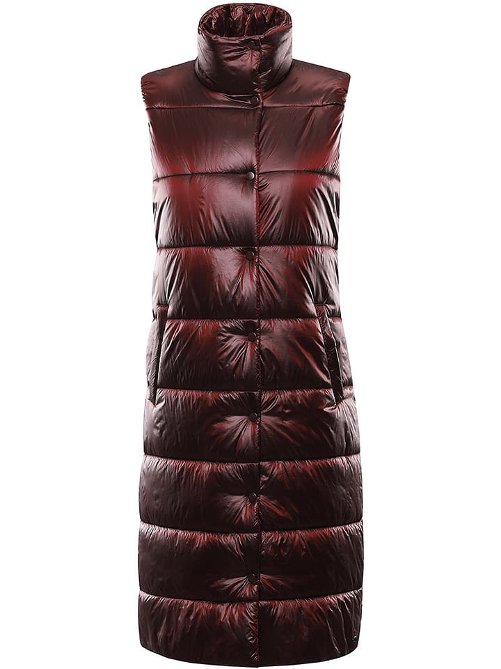 Alpine Pro Kamizelka pikowana "Urefa" w kolorze bordowym rozmiar: L