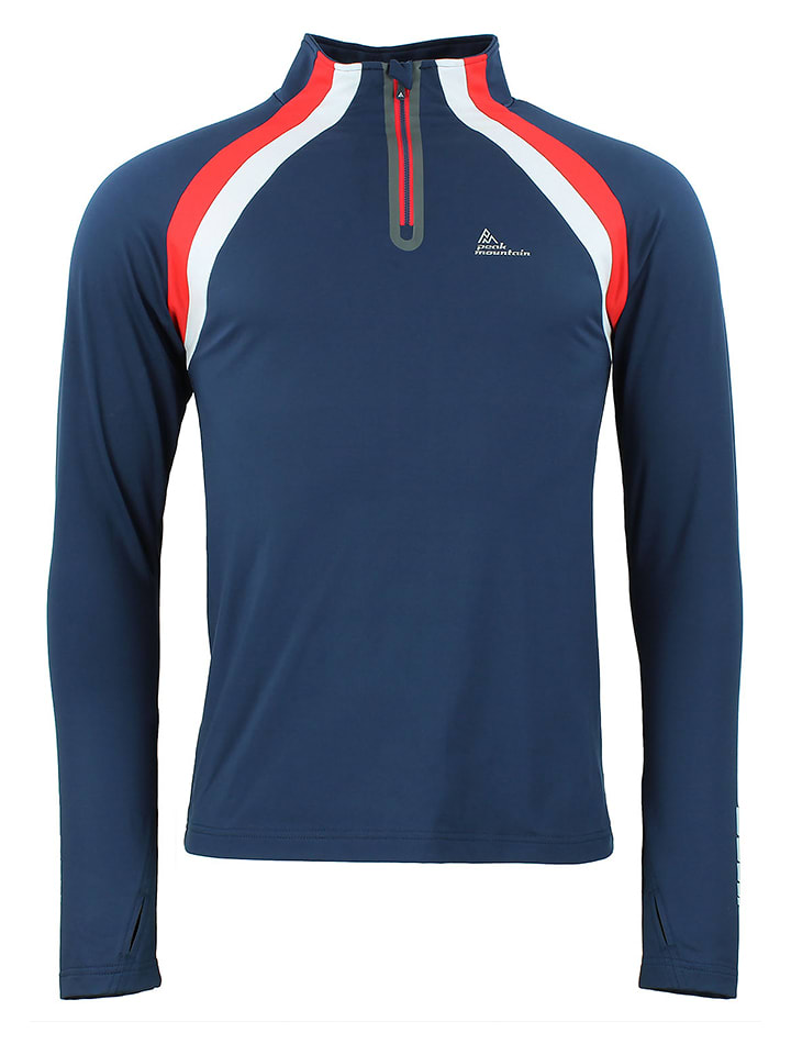 Peak Mountain Koszulka funkcyjna "Cranium" w kolorze granatowym rozmiar: L