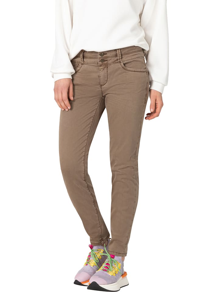 Timezone Spodnie "Enya" w kolorze karmelowym rozmiar: W25