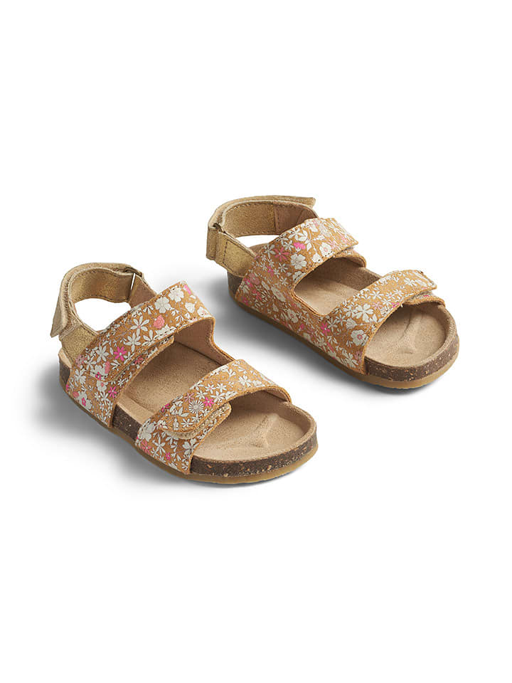 Wheat Skórzane sandały "Clara" w kolorze jasnobrązowym rozmiar: 31