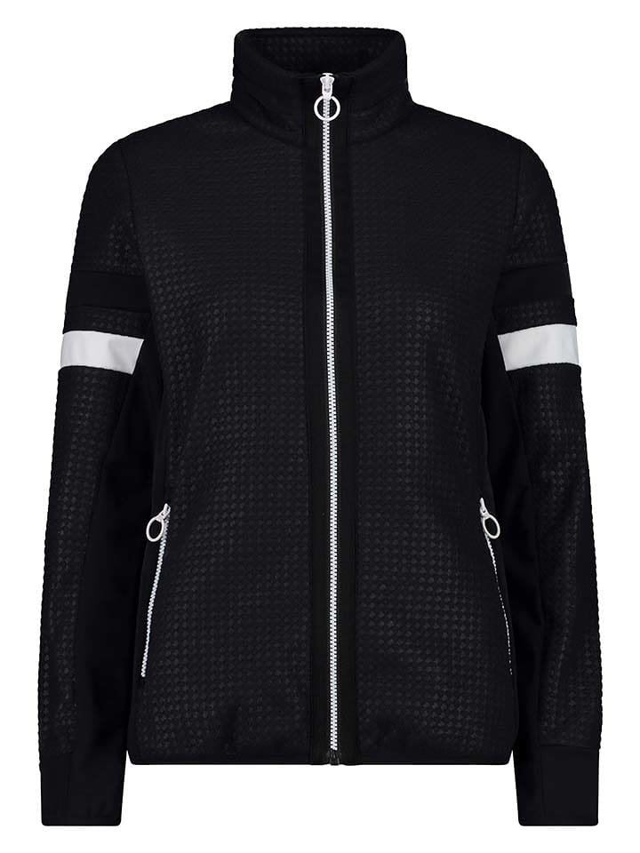 CMP Kurtka polarowa w kolorze czarno-białym rozmiar: 40