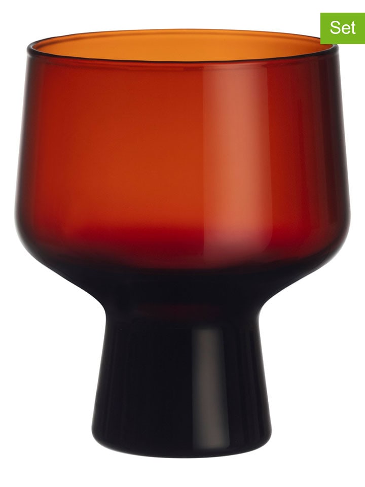 Moomin Kieliszki (2 szt.) "Solare" w kolorze czerwonym - 290 ml rozmiar: onesize