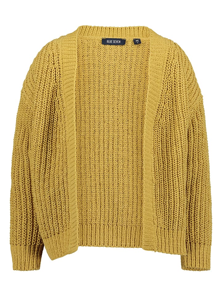 Blue Seven Kardigan w kolorze żółtym rozmiar: 122