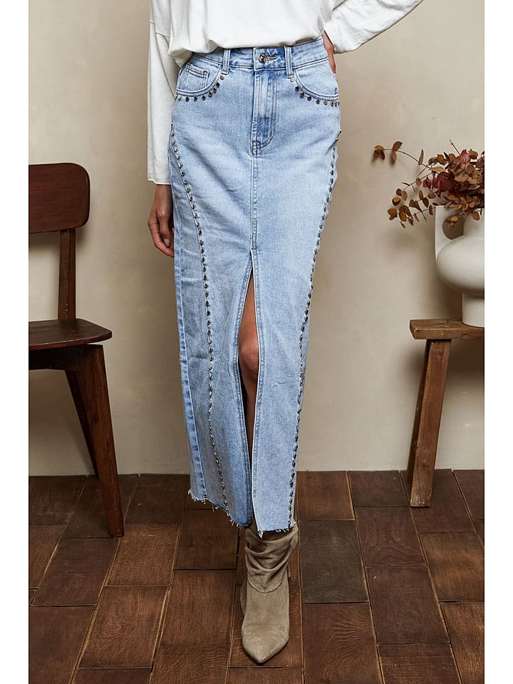 Joséfine Spódnica dżinsowa w kolorze błękitnym rozmiar: 34