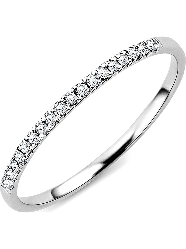 Diamant Exquis Złoty pierścionek z diamentami rozmiar: 56