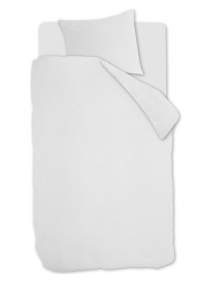 Beddinghouse Komplet pościeli "Pure" w kolorze białym rozmiar: 140x200/220 cm
